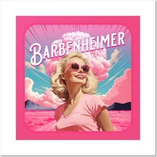 Barbenheimer Pink Posters and Art